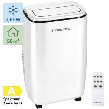 Resigilat - Aer conditionat portabil Trotec PAC 3800 S, Capacitate 13000 BTU/h, Debit 450 mc/ora, Display Timer, Pentru 50 m2 (1
